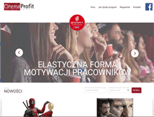 Tablet Screenshot of cinemaprofit.pl